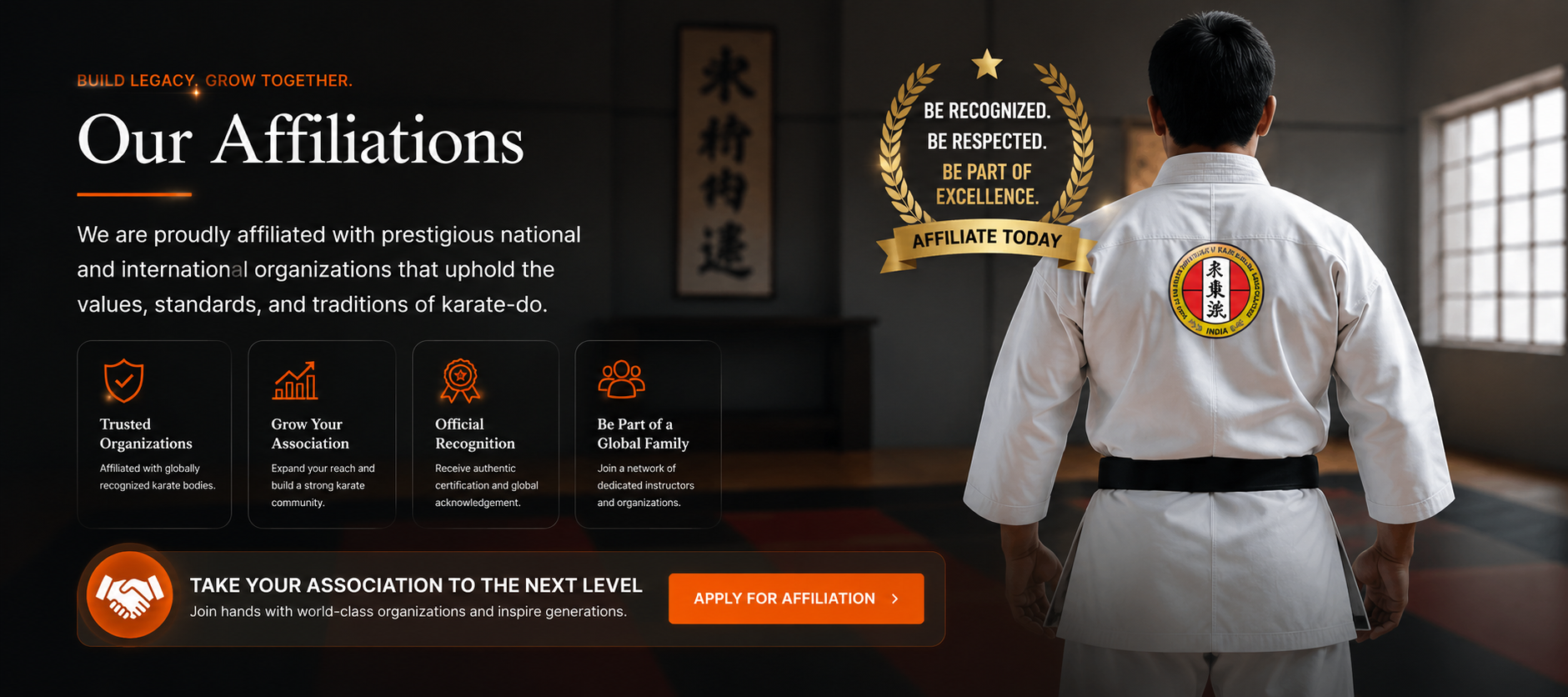 Affiliation banner